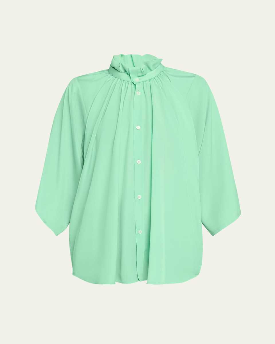 Ruffled Collar Blouse